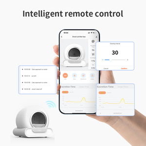Bac à litière pour chat intelligent de luxe à nettoyage automatique Contrôle des odeurs Extra large Fermé Automatique Intelligent 10 kg 65 L Compatible Wi-Fi - Product Image 4