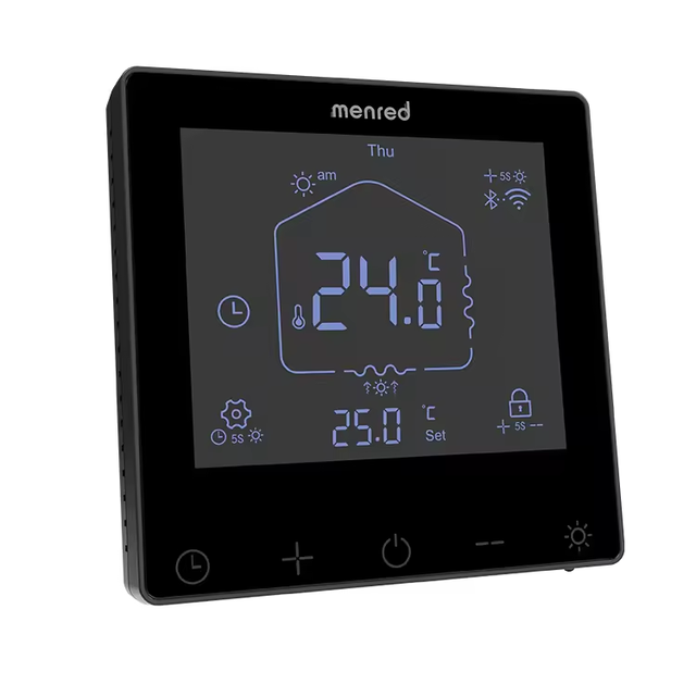 Modern Design Digital Smart Thermostat for UFH System 220V Hydronic or Electric Heating with Wifi Function