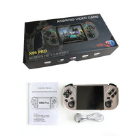 Console de jeu portable rétro X95PRO avec écran IPS de 3,5 pouces, Android 9.0, plus de 10000 jeux intégrés, prise en charge de la carte TF, WiFi, Rk3566