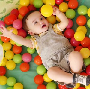 Pelotas de Plástico Elásticas Resistentes a los Golpes, Libres de Ftalatos y BPA, Pelotas de Juego para Niños, Pelotas para Piscina Infantil - Product Image 1