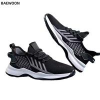 BAEWOON B17 Chaussures décontractées pour hommes, chaussures de sport d'été, nouvelles chaussures de course respirantes et antidérapantes, chaussures de marche tendance pour étudiants