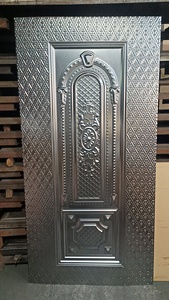 Porte extérieure de villa moderne en tôle d'acier laminée à froid pour portail, avec dimensions personnalisées et design durable - Product Image 4