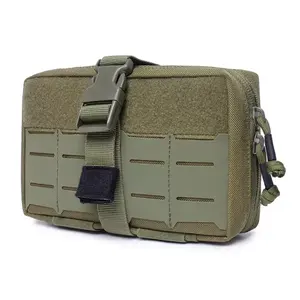 Tactical Laser-Cut Style Molle Attachment EDC Admin Medical Pouch Modular Utility Tools Bag Organizer