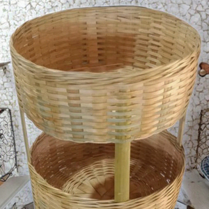 Handmade Woven Natural Wooden Chips <b>Basket</b> High Quality <b>Picnic</b> Wooden <b>Baskets</b> <b>Picnic</b> Storage - Product Image 4