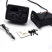 Préampli pour guitare acoustique avec égaliseur 3 bandes et accordeur numérique KLT-17A