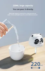 Chất lượng tuyệt vời <span class=keywords><strong>mini</strong></span> siêu âm độ ẩm thơm dầu khuếch tán 7 màu LED chiếu sáng USB phun không khí gia đình 1 năm - Product Image 5