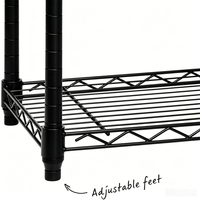 Étagères de restauration robustes certifiées NSF avec revêtement autonettoyant, capacité de charge de 250 kg, modulaires et extensibles pour hôtels et restaurants