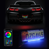 Nouvelles lumières de plaque d'immatriculation multicolores étanches 5V 12V pour SUV, voiture, camping-car, véhicule tout-terrain, voiturette de golf, moto