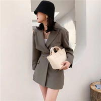 Sac en toile pour femme Mini petit sac à main solide Simple fil à coudre pour femme petite capacité sacs fourre-tout sacs à main