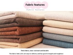 Vải trang trí nội thất giả vải lanh 100% polyester, không xù, in họa tiết, khuyến mãi - Product Image 4