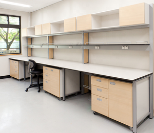 Mesa de laboratorio de química personalizada, mueble de laboratorio móvil, precio de fábrica - Product Image 6