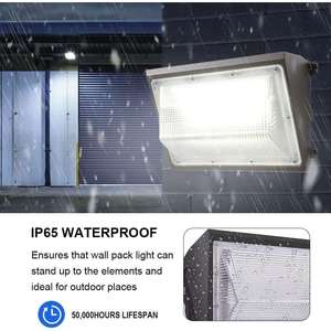 Pour UL DLC Listed 150 Watt LED Wall Pack 19500 Lumens 5000K Applique Murale Extérieure 120-277V - Product Image 3