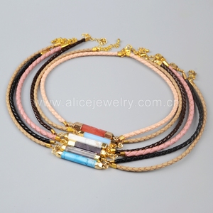 Zxwx255 — collier ras du cou en cuir avec pierre pour femmes, nouveauté 2017 - Product Image 4