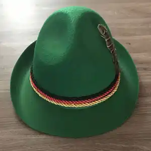 독일 맥주 축제 축제 파티 옥토버 페스트 모자 티롤 로빈 후드 바이에른 맞춤형 페도라 모자