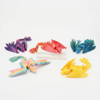 Modèle de jouet Archaeopteryx articulé multi-directionnel en PLA imprimé en 3D, design créatif, décoration de bureau, cadeau pour enfants