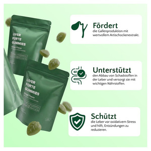 Gomitas para el Hígado Liver <span class=keywords><strong>Forte</strong></span> OEM TK, Éxito de Ventas en Amazon, Favorecen la Salud del Hígado con Sabor a Jengibre, 60 Gomitas - Product Image 2