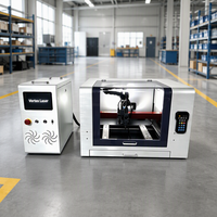Au3Tech - Ruida VTX4040 Mini Vezellaser Snijmachine Au3Tech Lichtgewicht 400g Kop JPT Mini QBH Hoge Snelheid Metaal Snijapparatuur