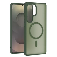 Étui de téléphone magnétique mat translucide Protection solide contre les chocs Étuis de téléphone