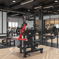 Machine d'exercice d'extension de biceps et de triceps à double fonction Équipement de gymnastique de force commerciale en acier-Usine chinoise