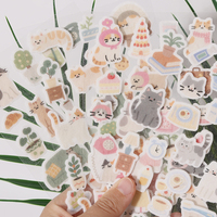 Pegatinas de Fieltro Suave Personalizadas Vigreat, Calcomanías Adhesivas con Diseño de Dibujos Animados para Decoración de Cuadernos, Pegatinas Impermeables para Manualidades