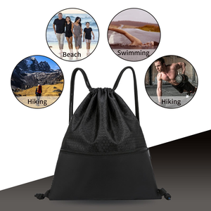Mochila Oxford multicolor con cordón, impermeable, para baloncesto y fútbol, con cremallera, logotipo personalizado para regalo promocional - Product Image 5
