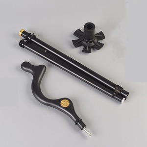 Bastón de Senderismo Ajustable de Aleación de Aluminio con Luz LED y Alarma para Excursiones al Aire Libre - Product Image 3