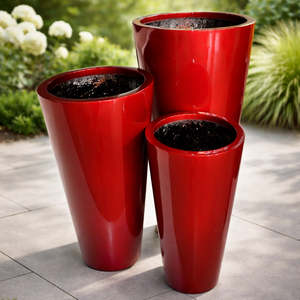 Home Garden Decor Luxury Modern Design Eco-Friendly Decorative Durable High Quality Fiberglass Planters Pots - Product Image 3