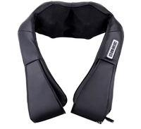 Coussin de massage ergonomique enveloppant le cou, appareil de pétrissage électrique compact pour détendre les muscles endoloris et la fatigue quotidienne