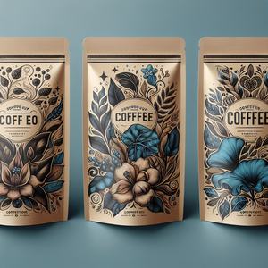 Sacs Mylar personnalisés en gros avec logo, sachets refermables en aluminium anti-odeur, pochettes verticales pour l'emballage alimentaire, du lait et des grains de café - Product Image 4