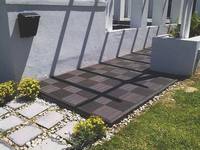 Planches de terrasse en composite bois-plastique, tuiles à emboîtement DIY, terrasse en WPC