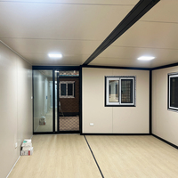 Maison préfabriquée de style industriel urbain chic Poutres exposées Ferme Immeuble de bureaux Panneaux sandwich fabriqués par hôtel avec conteneur