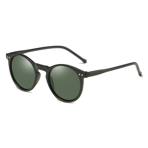 Lunettes polarisées rondes personnalisable pour femmes, verres surdimensionnés 80s, 8151 - Product Image 5