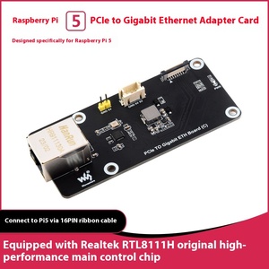 Ban phát triển Kit cho Raspberry <span class=keywords><strong>Pi</strong></span> 5 PCIe Gigabit Ethernet Port Adapter Trình điều khiển-miễn phí plug-and-play tương thích Raspberry <span class=keywords><strong>Pi</strong></span> <span class=keywords><strong>OS</strong></span> - Product Image 2