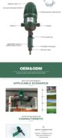Vente chaude Équipement d'irrigation automatique agricole Applicateur d'engrais proportionnel Pompe doseuse Doseur pour système d'irrigation