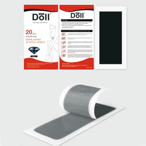 Bandes <span class=keywords><strong>de</strong></span> <span class=keywords><strong>cire</strong></span> dépilatoire professionnelles pour l'épilation, papier à <span class=keywords><strong>cire</strong></span> <span class=keywords><strong>froide</strong></span> double face pour bikini, jambes, corps, visage - Product Image 4