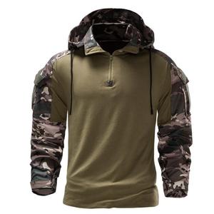 <span class=keywords><strong>T</strong></span>-<span class=keywords><strong>Shirt</strong></span> sportiva da esterno a maniche lunghe oversize ad asciugatura rapida all'ingrosso <span class=keywords><strong>con</strong></span> <span class=keywords><strong>cappuccio</strong></span> <span class=keywords><strong>T</strong></span>-<span class=keywords><strong>Shirt</strong></span> mimetica da <span class=keywords><strong>uomo</strong></span> <span class=keywords><strong>con</strong></span> Zip a un quarto - Product Image 2