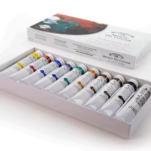 <span class=keywords><strong>Winsor</strong></span> <span class=keywords><strong>Newton</strong></span> 10 colores 21ml juego de pintura al óleo de artista para lienzo y dibujo pinturas Premium para expresiones creativas - Product Image 1