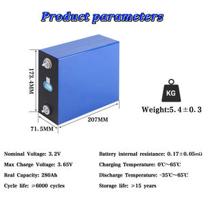 بطارية HAKADI الأصلية من CATL نوع <span class=keywords><strong>Lifepo4</strong></span> بجهد 3.2 فولت وسعة 280 أمبير في الساعة، إصدار V1 لتخزين الطاقة الشمسية، متوفرة في المخزون الأوروبي مع توصيل سريع - Product Image 3