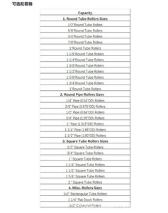Thép TR-60 nhôm ống đồng cuộn hình thành thanh máy uốn tròn máy công cụ con lăn Ống Vuông - Product Image 6