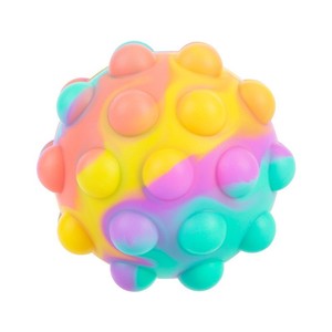 Pelota de descompresión Kean, juguete exprimible de silicona, colores mezclados para niños de 2 a 4 años, juguete unisex - Product Image 2
