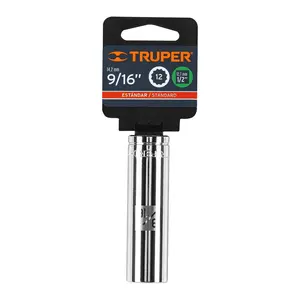 Clé à douille longue BOX 6 9/16'', 12 points, entraînement 1/2'', TRUPER - Product Image 4