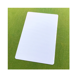 Lame de scie à sublimation panneaux photo blancs cadeaux pour pères cercle rond en aluminium panneaux de signalisation imprimables blancs 12x8 pouces - Product Image 1