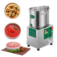 GOOPIKK RVS 6/12/17/21L Snijmengmes Voedselhakselaar Hummus Snijder Vleesverwerkingsmachine