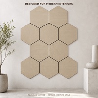 Panneaux acoustiques hexagonaux modernes, design 3D, décoratifs