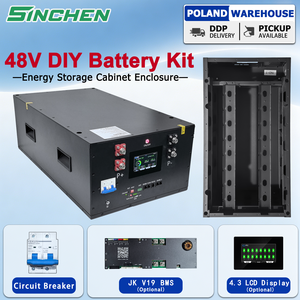 ชุดอุปกรณ์แบตเตอรี่ Lifepo4 รุ่น JK V19 BMS 48V ของโปแลนด์ สำหรับประกอบเอง กล่องแบตเตอรี่ที่ใช้งานร่วมกับอินเวอร์เตอร์ Growatt, Must, SolisDeye สำหรับเก็บพลังงานภายในบ้าน - Product Image 1
