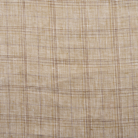 Tissu en lin 100 % tissé, respirant, anti-boulochage, poids moyen, personnalisé OEM, pour chemises de filles et de garçons, motif uni
