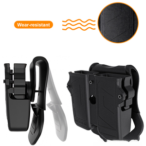 Portacargadores Táctico de Doble Capa de Liberación Rápida para Caza, de Nailon, 9mm 10mm, Directo de Fábrica - Product Image 5