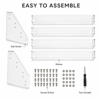 Présentoir de Comptoir Personnalisé en Acrylique pour Vernis à Ongles et Gels, Étagère de Présentation Cosmétique pour Expositions
