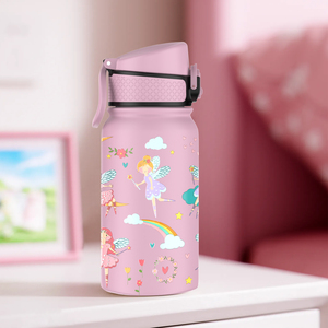 Eco-friendly Custom 350ml New Design Style Insulated Stainless Steel Water <b>Bottle</b> With Straw - Product Image 5