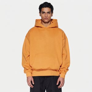 Sudadera con capucha y cremallera de alta calidad para streetwear, 420 g/m², de felpa, corte regular, 100% algodón, de secado rápido, transpirable, con hombros caídos. - Product Image 1